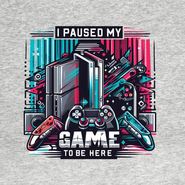 Gamer, Paused Game by ramith-concept